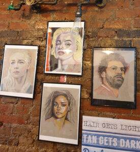 Exhibition at Osckars Cafe Bistro, Chiswick