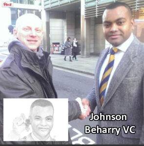 21 Gift to Johnson Beharry drawing #robthompsonartcom